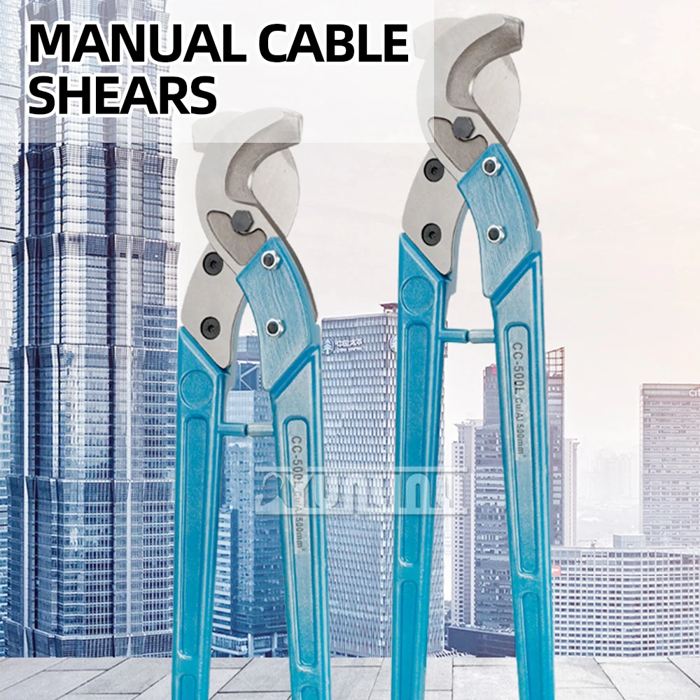 Long Arm Cable Shears Power Shears Wire Scissors Breaking Cut Copper Aluminum Cable Wire Cutters