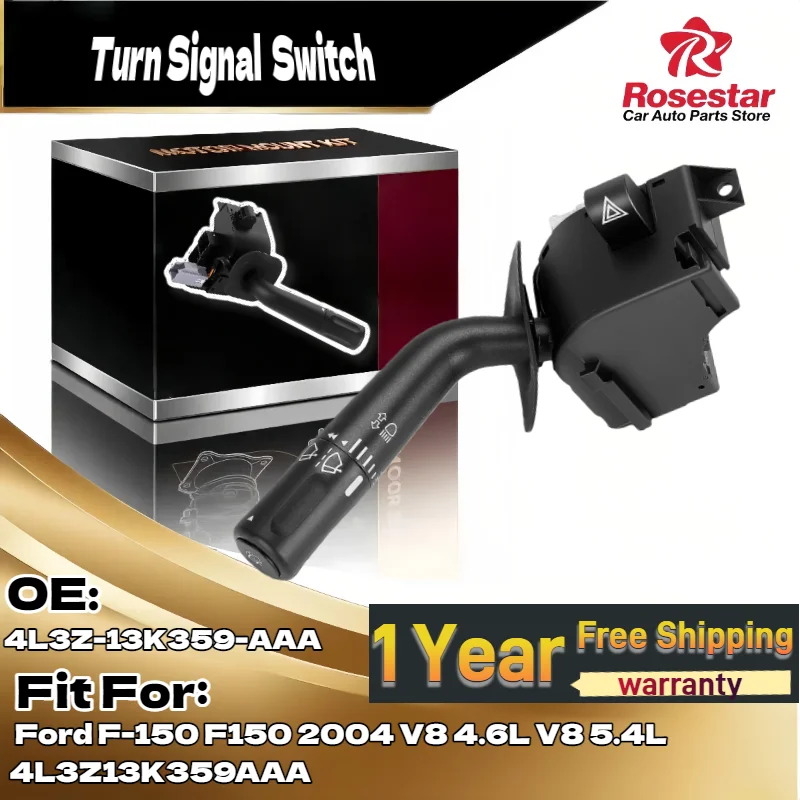 

Новый переключатель указателей поворота для Ford F-150 F150 2004 V8 4.6L V8 5.4L 4L3Z13K359AAA 4L3Z-13K359-AAA