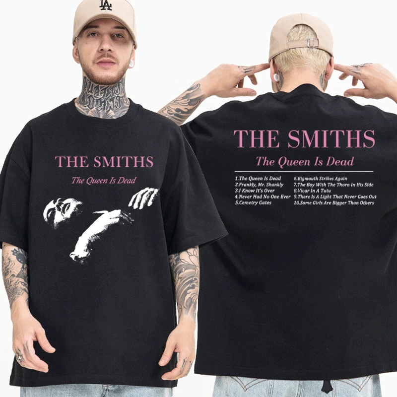 

The Smiths The Queen Is Dead T-shirt Punk Rock Band 1980's Indie, Morrissey Short Sleeve T-shirts Summer Cotton T Shirt Unisex