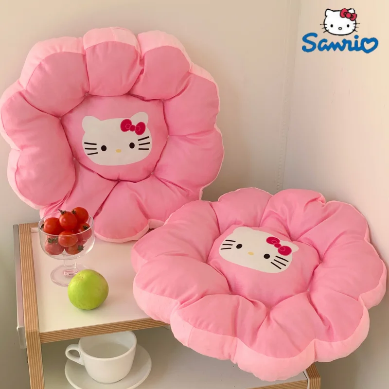 Hello Kitty Cartoon Anime Cushion Japanese Kawaii Soft Home Chair Butt Pad Carpet School Office Upholstered Decorate Pillow Gift