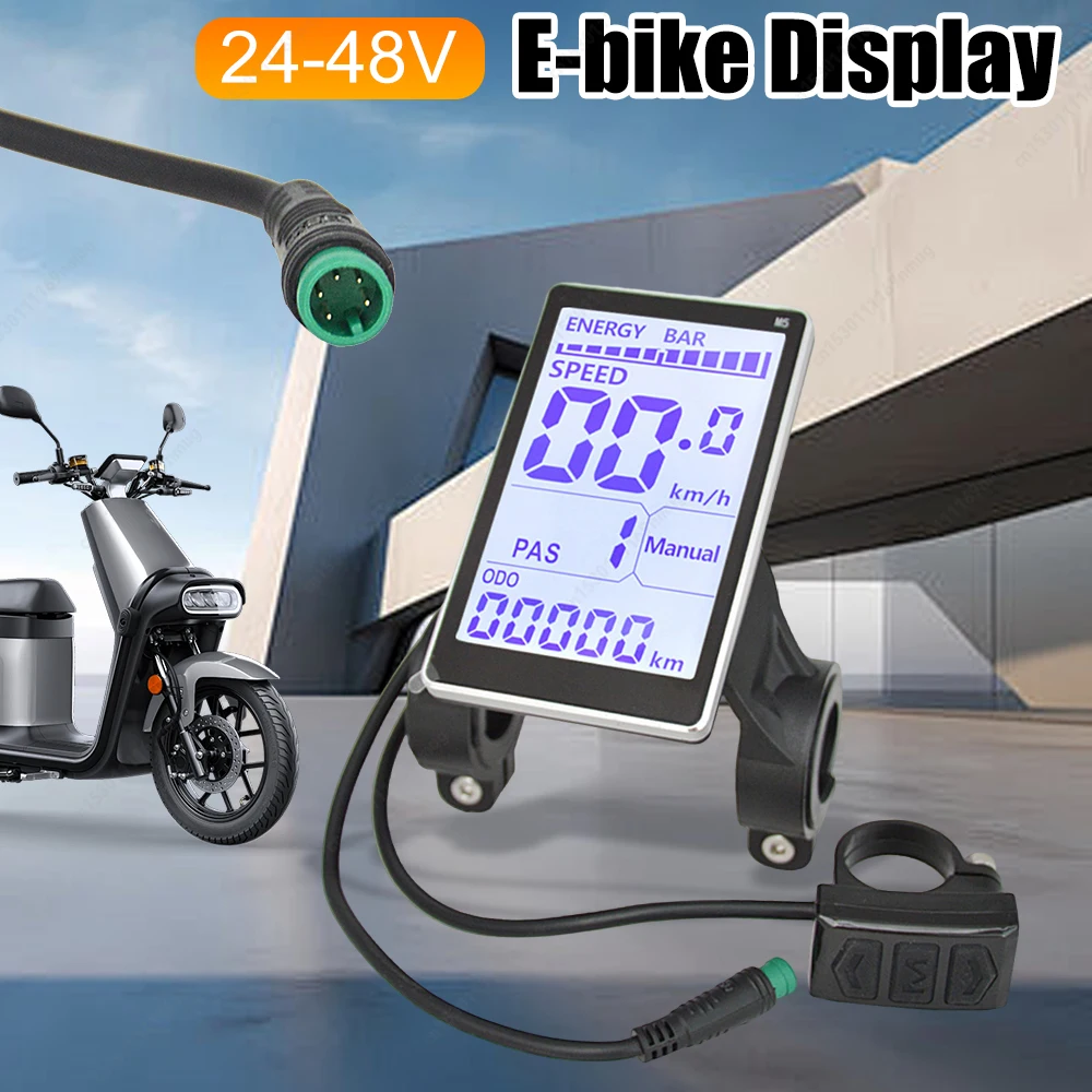 

Дисплей для электронного велосипеда, водонепроницаемый ЖК-дисплей для электрического велосипеда, ЖК-дисплей для электрического велосипеда, измерительный прибор для деталей горного электрического велосипеда