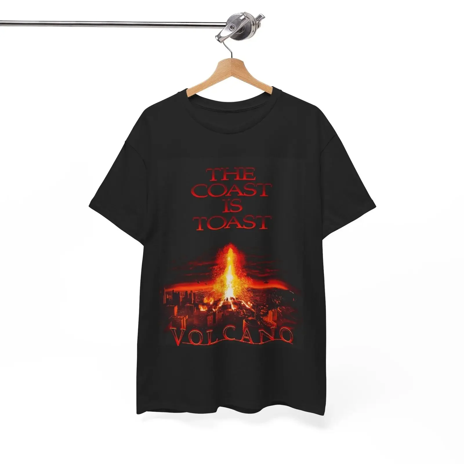 Volcano Movie Poster Tshirt Vintage Graphic Retro 90s Unisex Heavy Cotton Tee