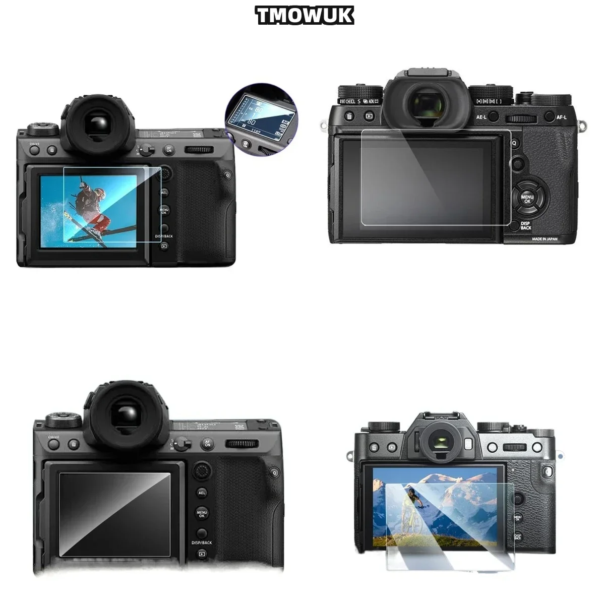 

For Fujifilm X-T1 T2 XA3 XA5 XA10 XA20 HD Clear Tempered Glass Screen Protector 9H Hardness Guard Film