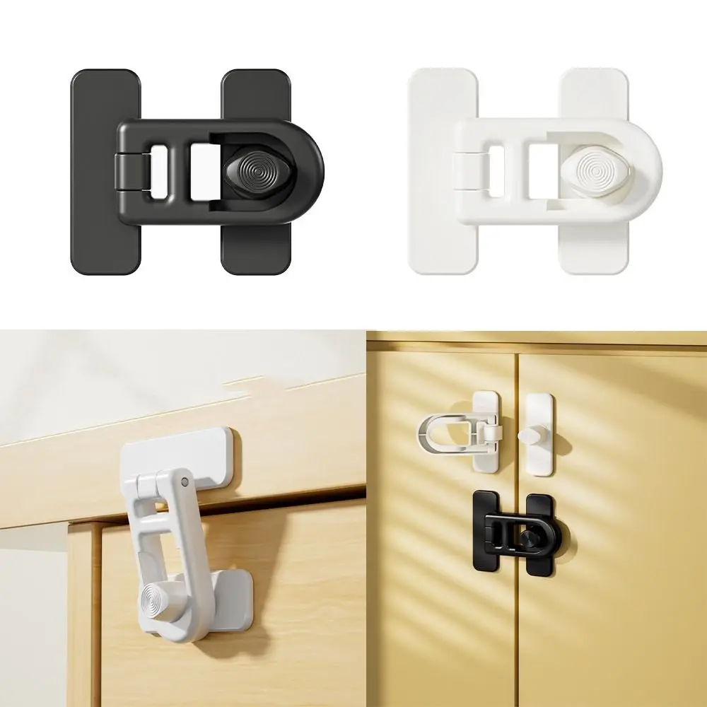 

Durable Plastic Baby Safety Lock Multifunction Kids Security Protection Refrigerator Door Latch Useful Cabinet Drawer Lock