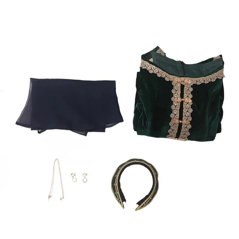 OP01 Маскировка Alicent Hightower Косплей Dark Dreen Платье TV Dragon 2 Косплей Дом Костюм Женщины Ролевые Игры Необычные Нарядные Платья P6Gd@!