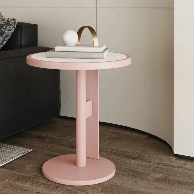 Italian style light luxury bedside table bedroom simple bedside table slate