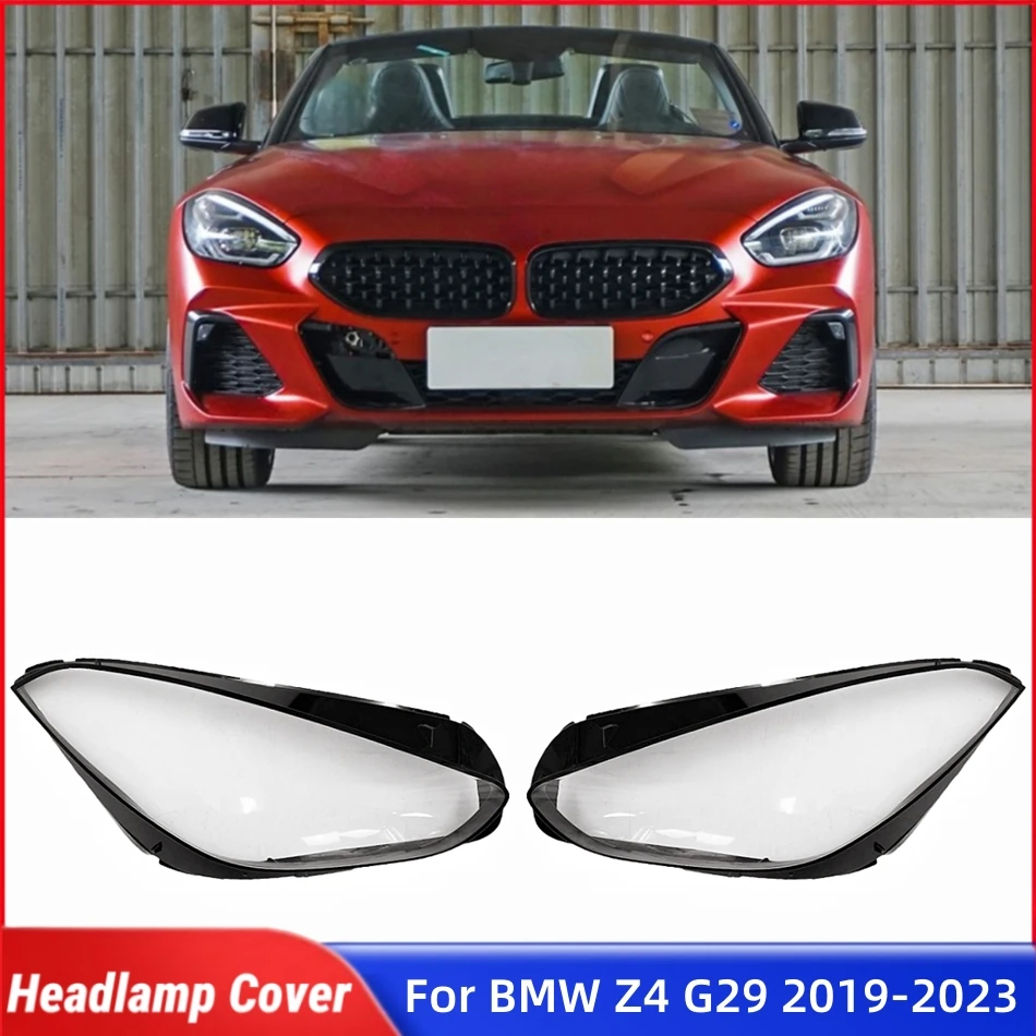 

Для BMW Z4 G29 2019 2020 2021 2022 2023 аксессуары, линза передней лампы, стеклянная оболочка, автомобильная передняя фара, крышка объектива, корпус