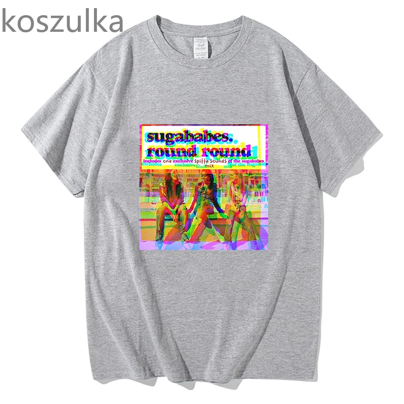 Sugababes Two Shell Round Tour T Shirts Men Women Clothes Fashion Harajuku T-shirt 100% Cotton Short Sleeve Fans Gift  T-shirts