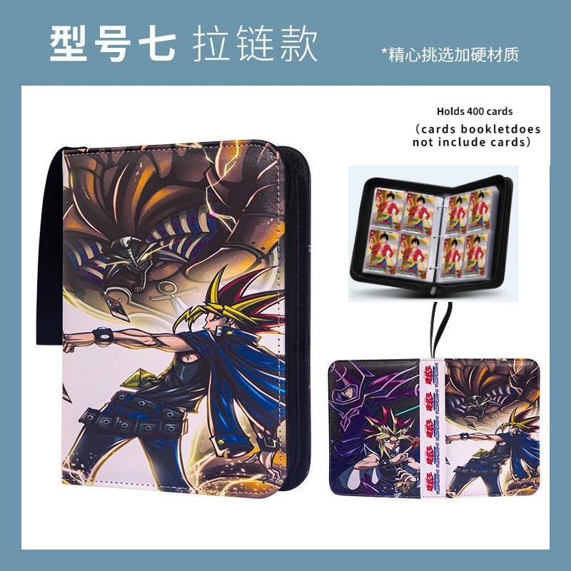 400pcs/900pcs Album karciane Anime Yu Gi Oh kolekcja kart zamek błyskawiczny karty do gry segregator dla dzieci zabawka prezent