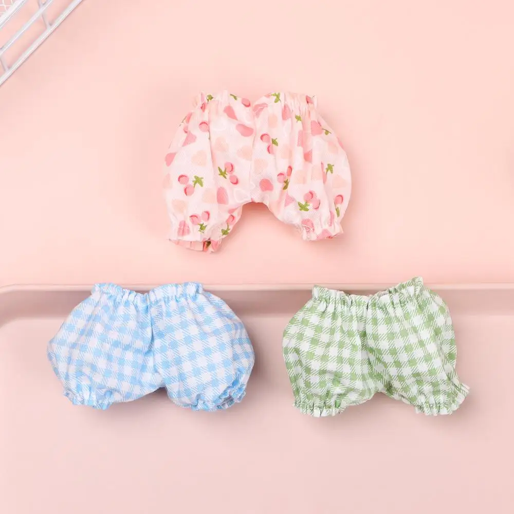 Handmade Pumpkin Pants Multiple Styles 20cm Stripe Doll Shorts Lantern Wave Point Mini Pants Cotton Doll