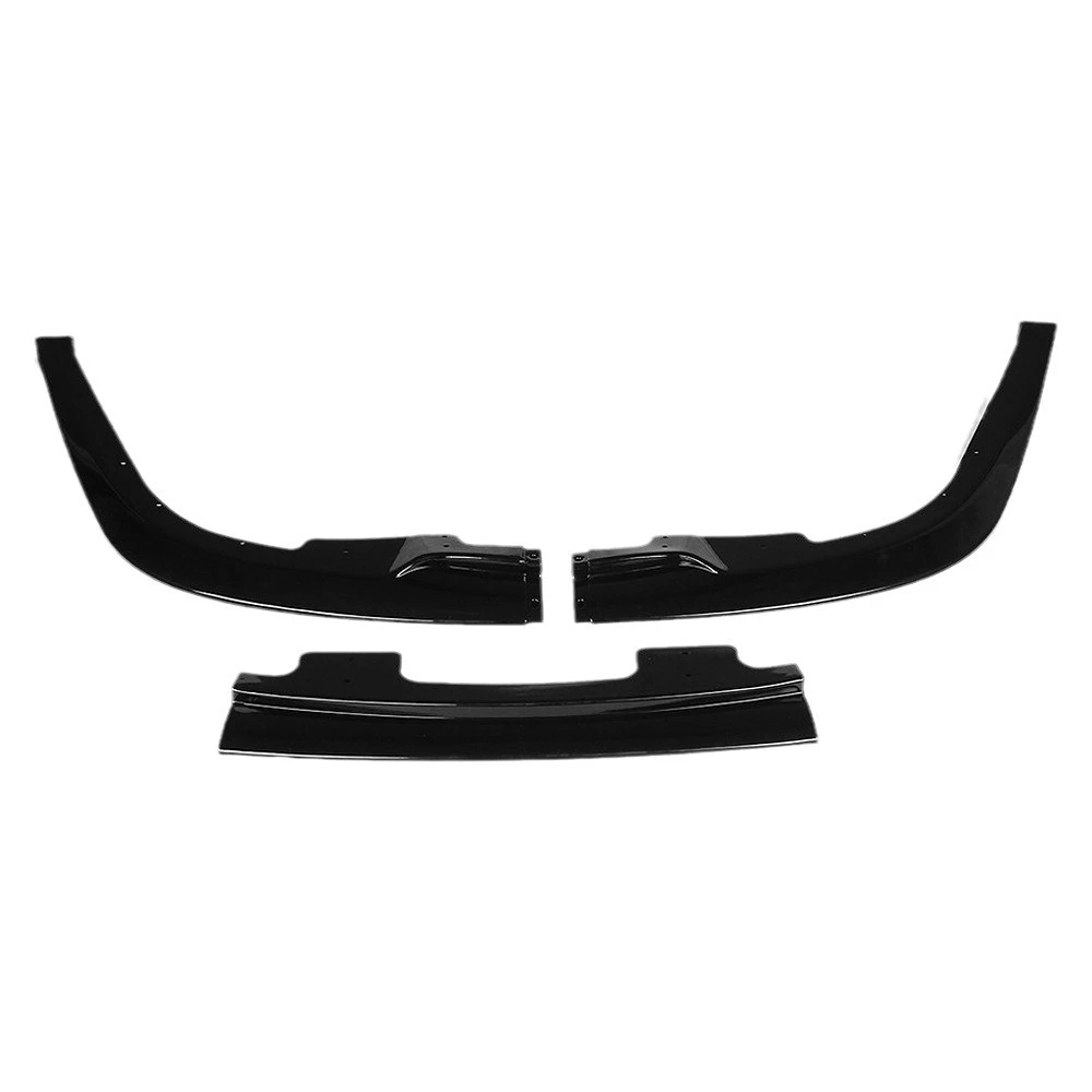 Fits 06-07 Subaru Impreza WRX STI S204 Front Bumper Lip 3 PCS Spoiler Splitter PP Front Lip Corner Auto Parts