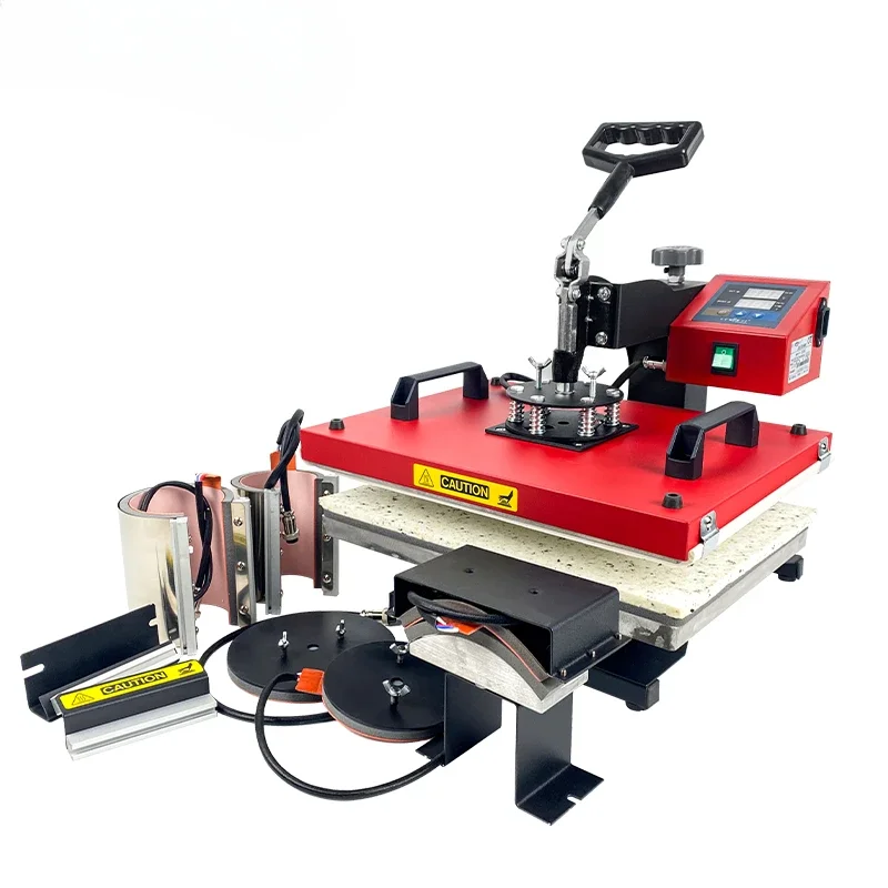 

'8 in 1 Combo Heat press machine for T-Shirt Cap Mug Plate Heat Transfer Press Printing sublimation Machine