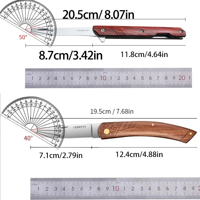 High-end folding hand meat knife Mongolian meat special knife Mongolian dinner knife household fruit knife sharp portable