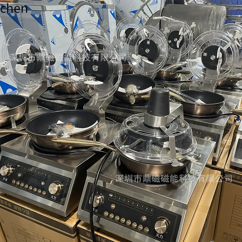 آلة القلي الأوتوماتيكية HXL خلاط آلة الأرز المقلي الذكي لمطعم المقصف