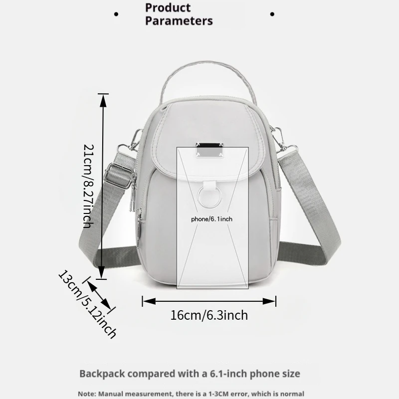 أليس في بلاد العجائب أكسفورد 3 طبقات حقيبة كتف Crossbody سستة الهاتف أنثى متعددة الوظائف حقيبة يد المعصم محفظة المرأة الحقيبة