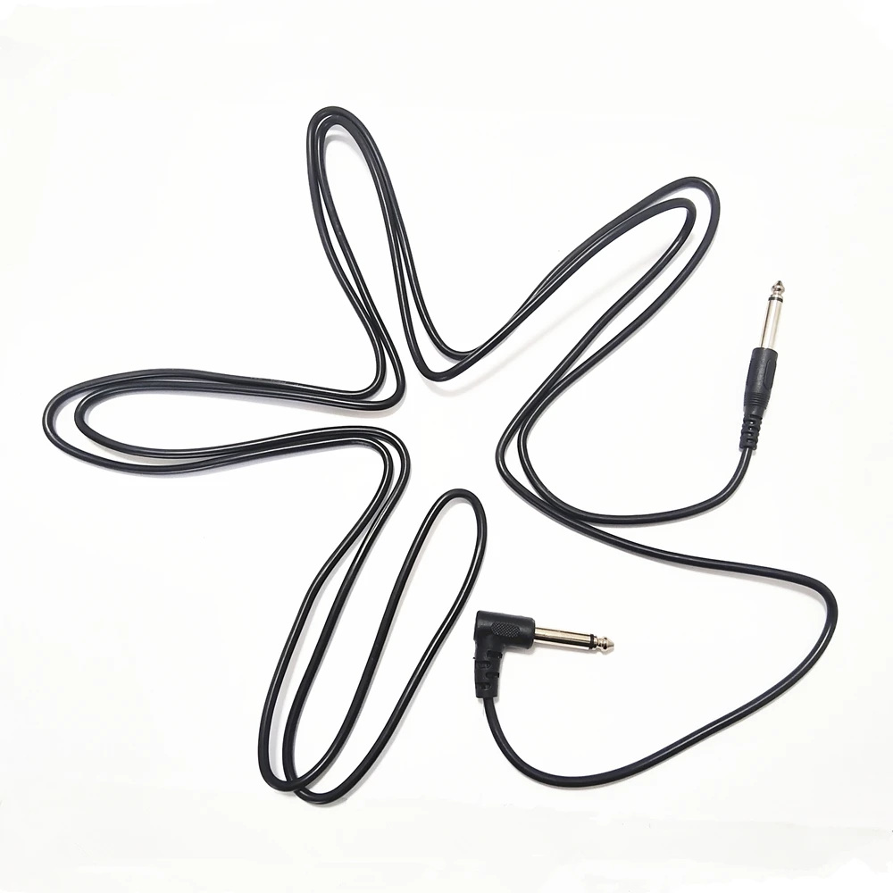Kabel Penghubung Kabel Gitar untuk Gitar Listrik Bass Instrumen Keyboard Pengurang Kebisingan Kabel Audio 6.35Mm Colokan 3 M