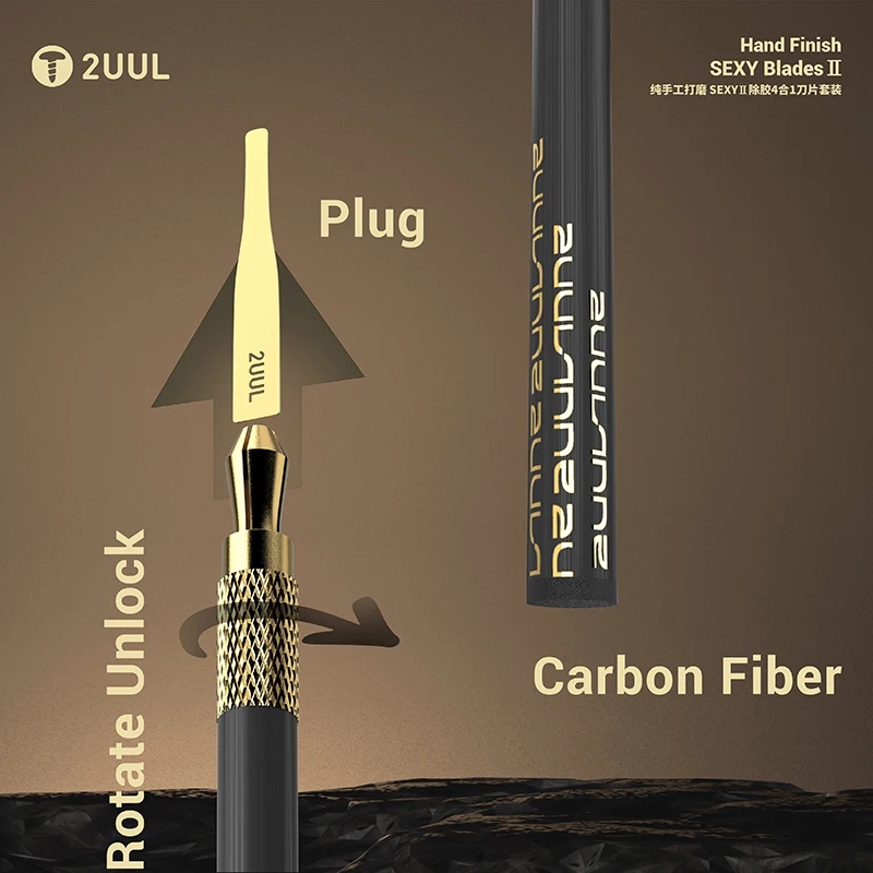 

2UUL DA61 Hand Finish SEXY Blades Set for Mobile Phone CPU Nand Chip Disassembly Cleaning Tool Glue Removal Pry Knife