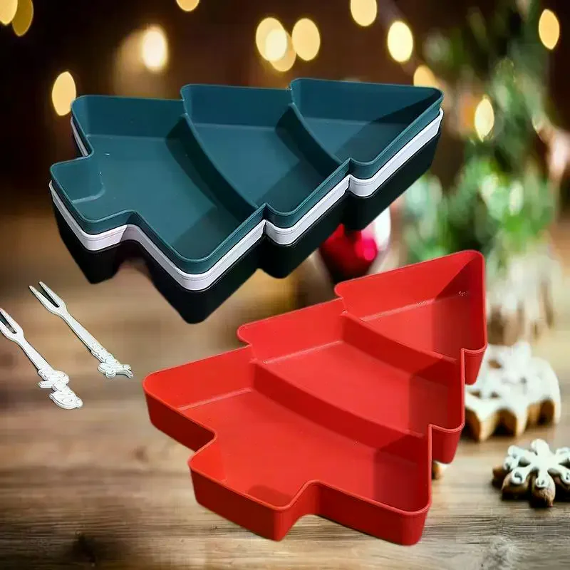 زينة عيد الميلاد 2026 أطباق فاكهه شجرة عيد ميلاد سعيد زينة للمنزل نويل هدايا عيد الميلاد سنة جديدة سعيدة #3