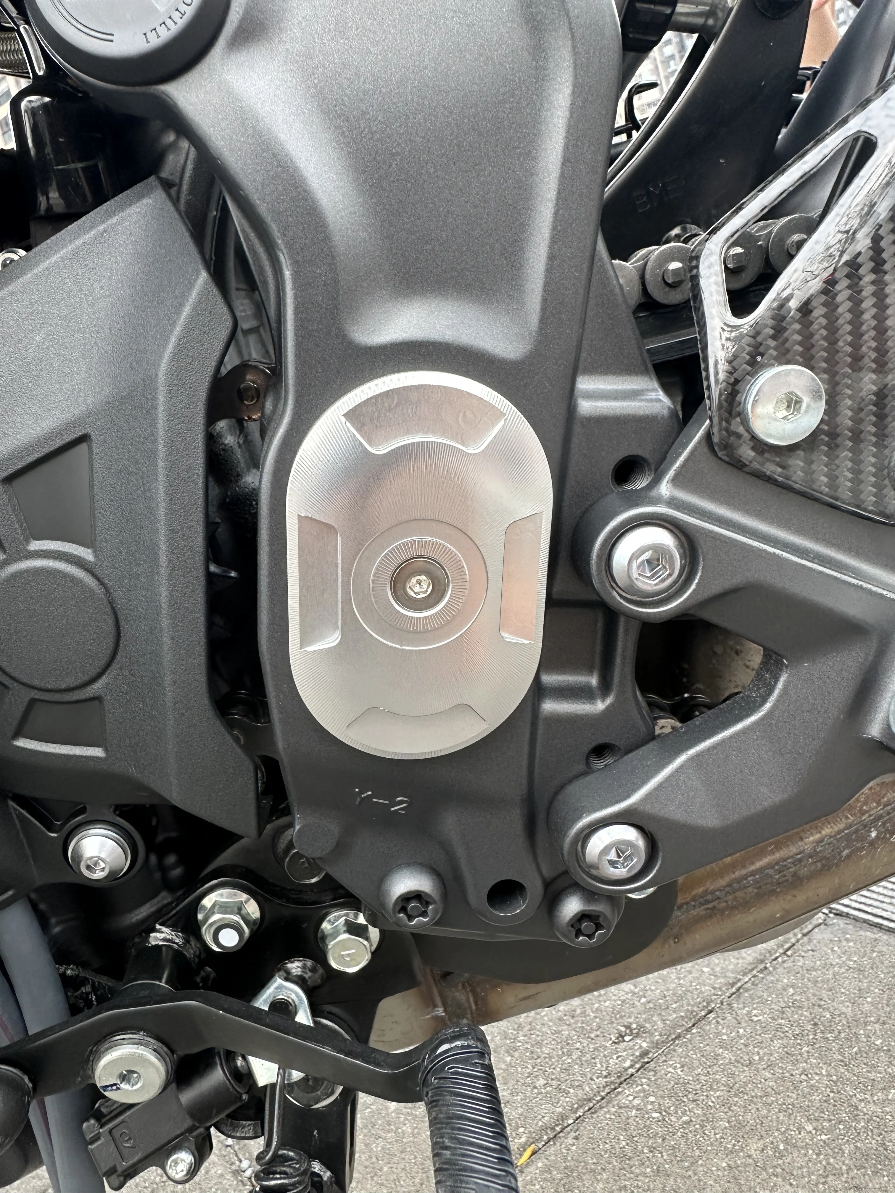 FOR YAMAHA MT09 MT09 SP Tracer9/GT Tracer9 GT+ XSR900 Motorcycle Frame Hole Cover Caps CNC Aluminum Black for 2021-2026 Models