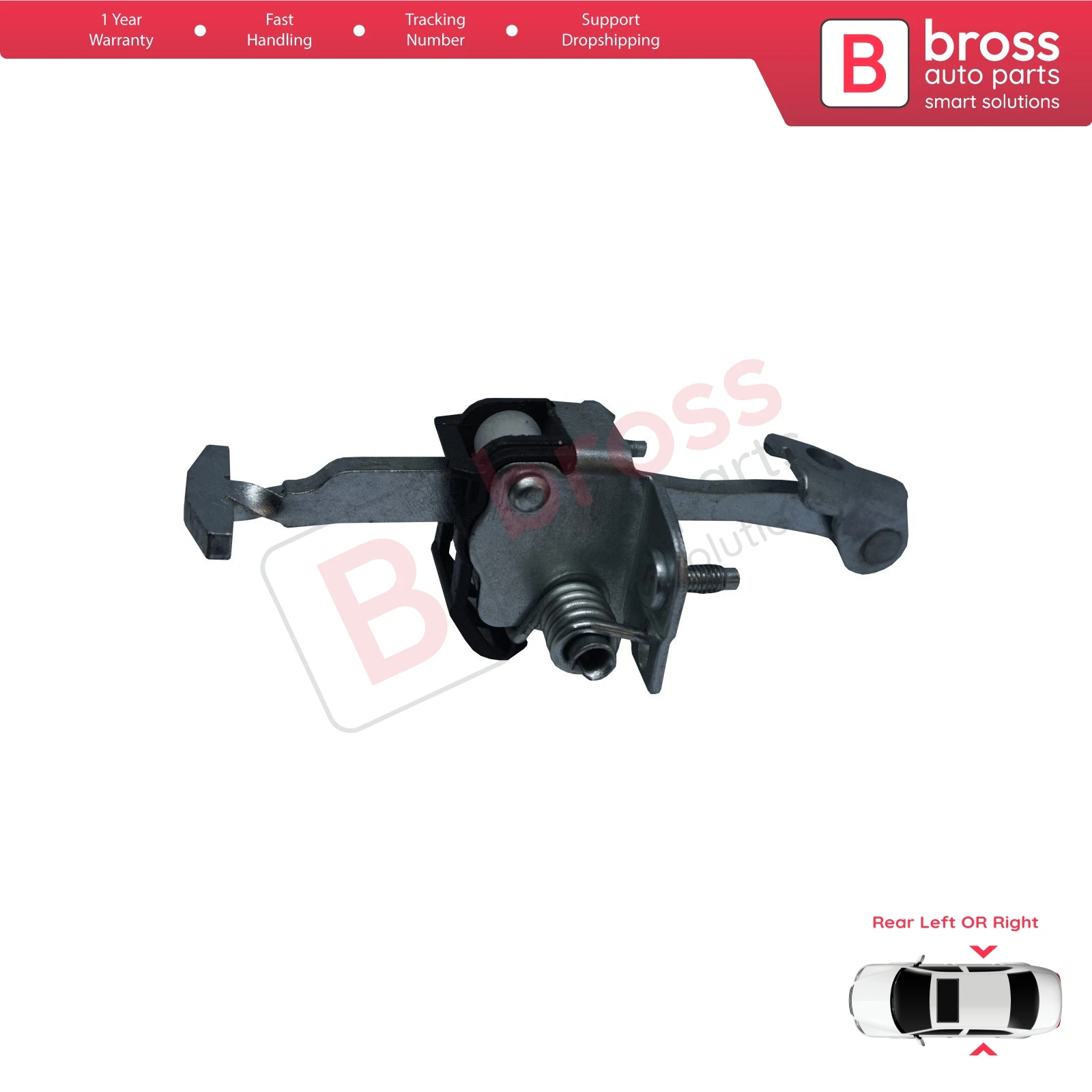 BDP827 Rear Left OR Right Door Catch Hinge Brake Stop Check Strap Limiter 9181K4 for Citroen C4 Picasso MK1 Grand 2006-2013