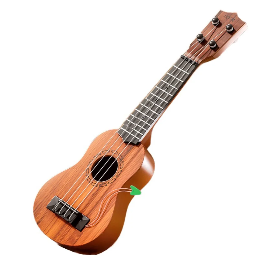 

4-струнная гавайская гитара, музыкальный инструмент, игрушка, регулируемая ручка, классическая игрушка-симулятор, гавайская гитара, прочные детские музыкальные игрушки