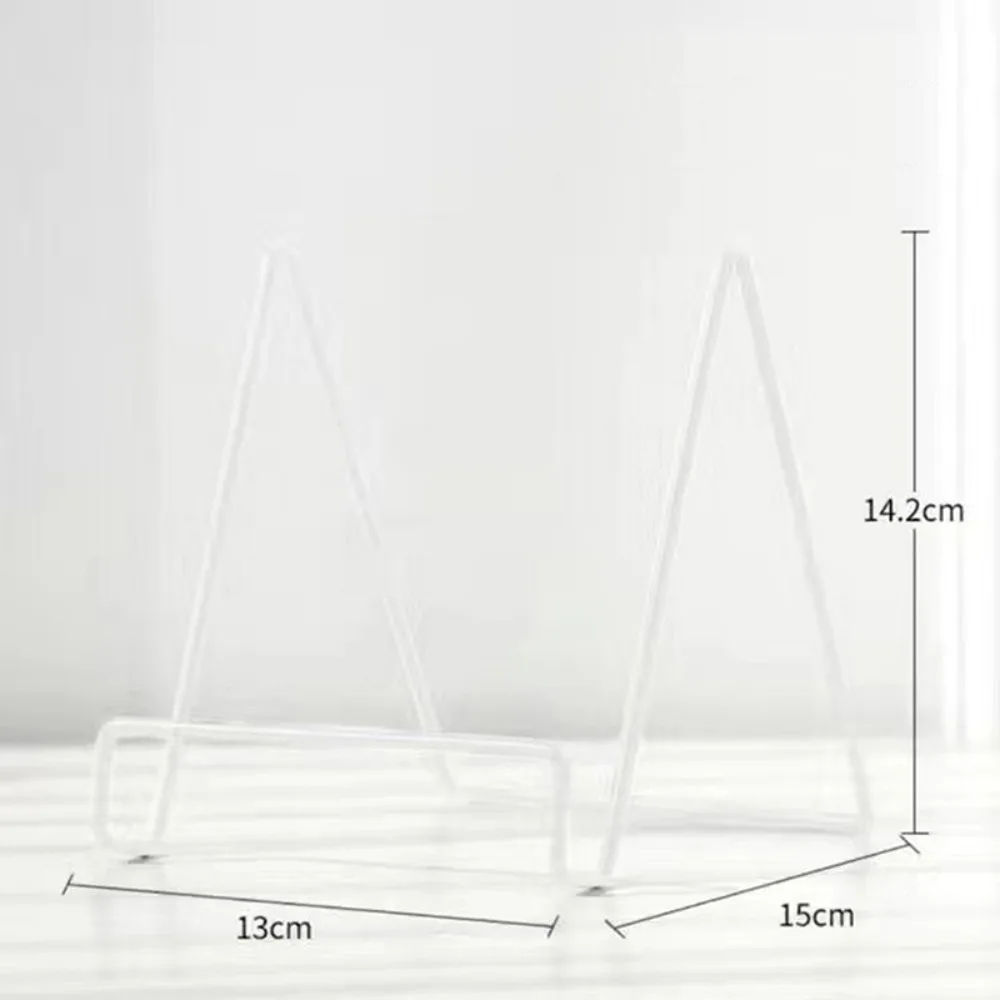 Iron Art Magazine Display Stand Multipurpose Decorative Book Stand Stable Pedestal Storage Holder Plate Bowl Picture Frame