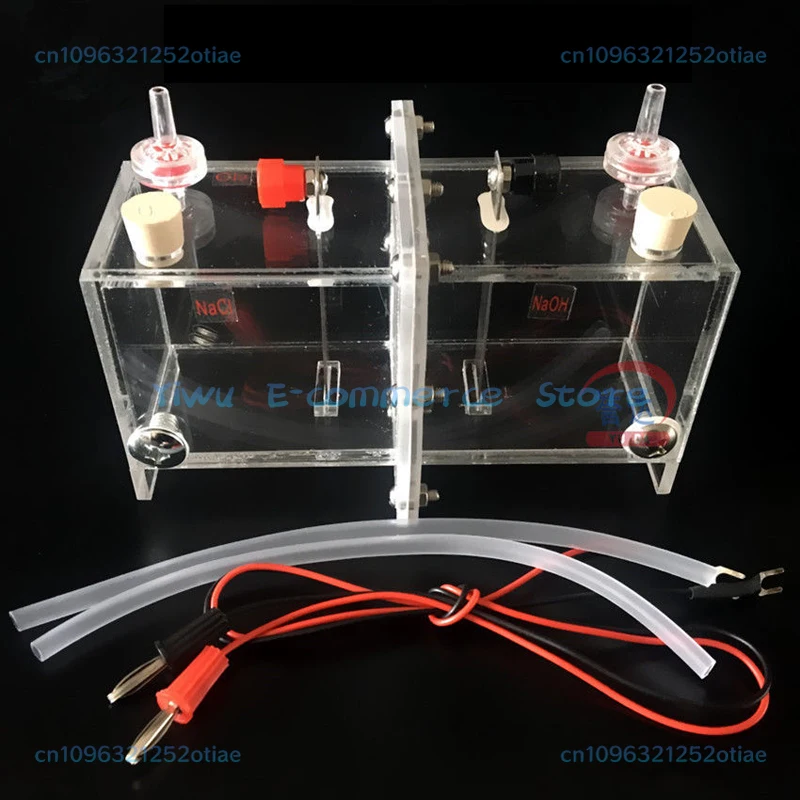 26063 Electrolyzer Demonstrator Ion Exchange Membrane Without Platinum Electrode Chemistry Experiment Teaching Instrument BB