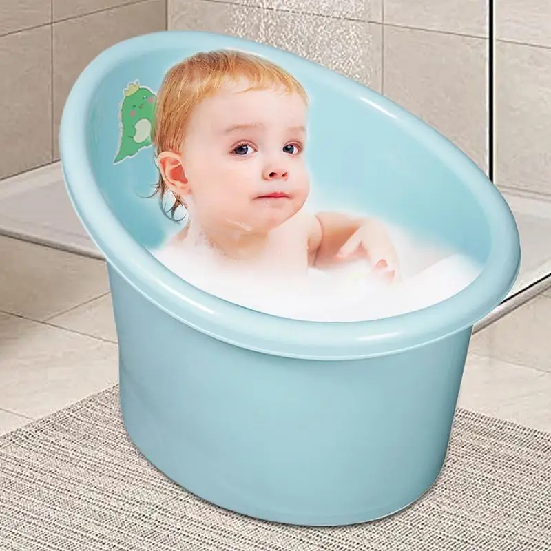 

Toddler Travel Bathtub Baby Bathtub Toddler Tub Ergonomic Design Insulation Comfortable Non-Slip Travel Bathtub for Children