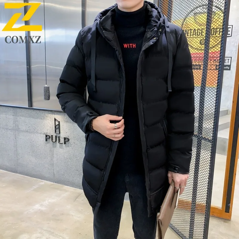 سترة مبطنة للرجال من COMXZ، مريحة للعمل في الهواء الطلق، سترة دافئة سميكة، نمط يومي، معطف شتوي جديد خفيف الوزن #3