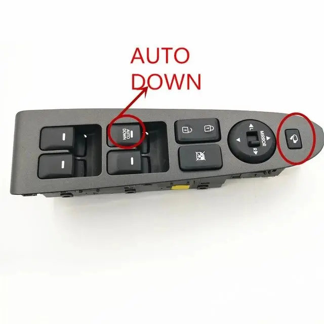 

Front left side Window Main Switch button for KIA Sportage 2011-2015 Door glass lift control switch LH 935703W300WK 935703W400WK