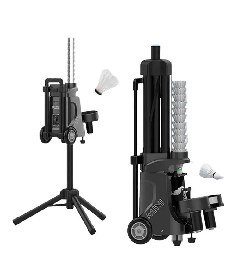 

Hot Sale Mini Automatic Badminton Ball Machine for Training and Sport Practice Equipment