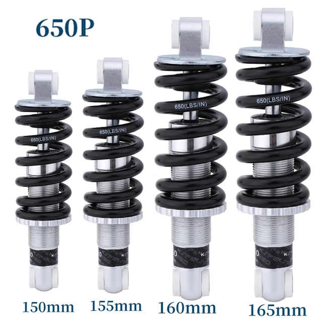 Ks Bicycle Rear Shock Absorber 650 Pound Bike Suspension Spring Shock Absorber 150 155 160 165mm For Mtb Scooter Electric Bike Bicycle Rear Shocks AliExpress