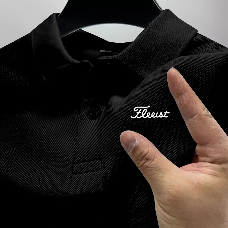

Men's Casual Short Sleeve Polo Shirt Top Printed Street Lettering High Quality Business Summer New S-4XL 2025