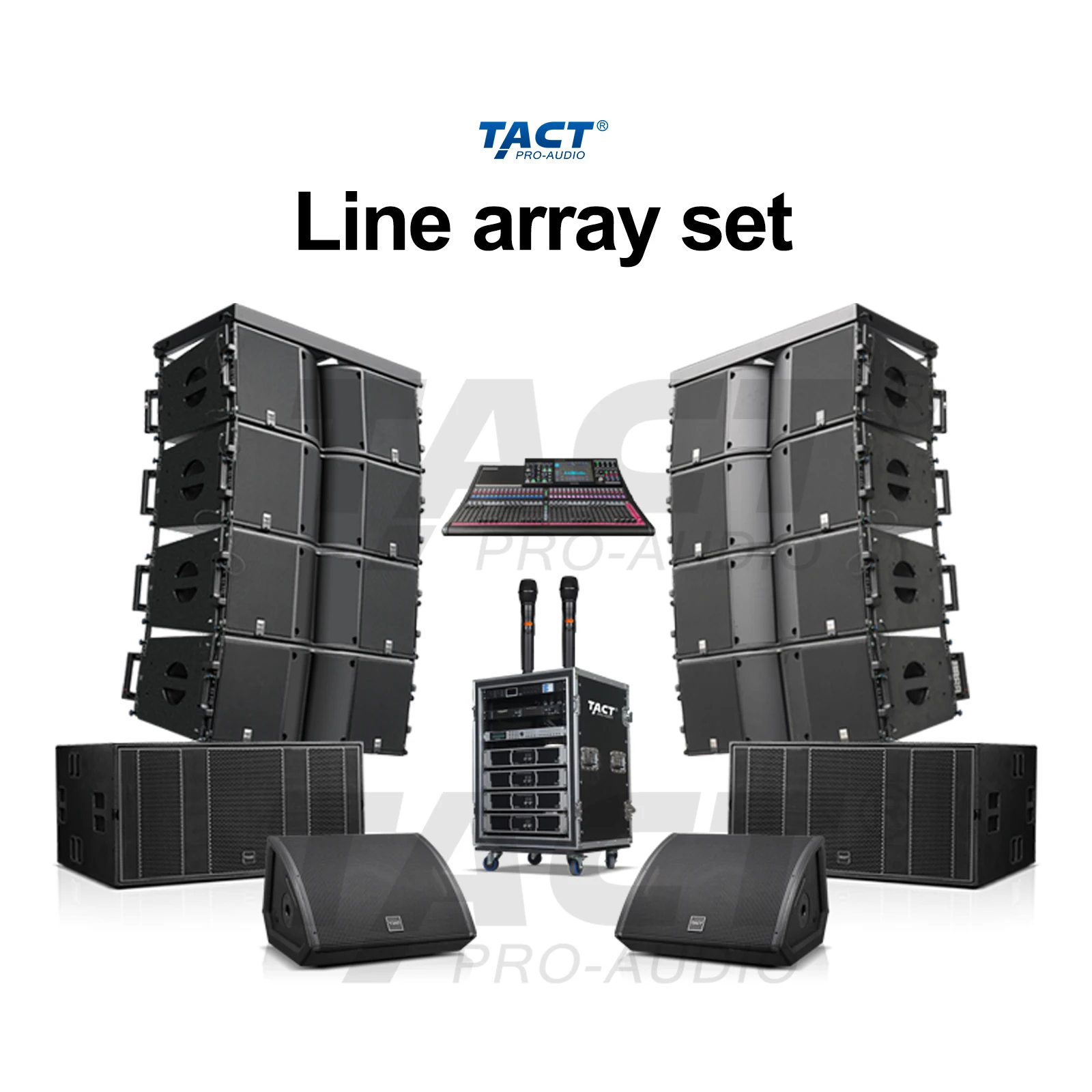 Passive Double 12  Inch Professional Line Array Speaker for Outdoor Concert Performance Stage Sound System