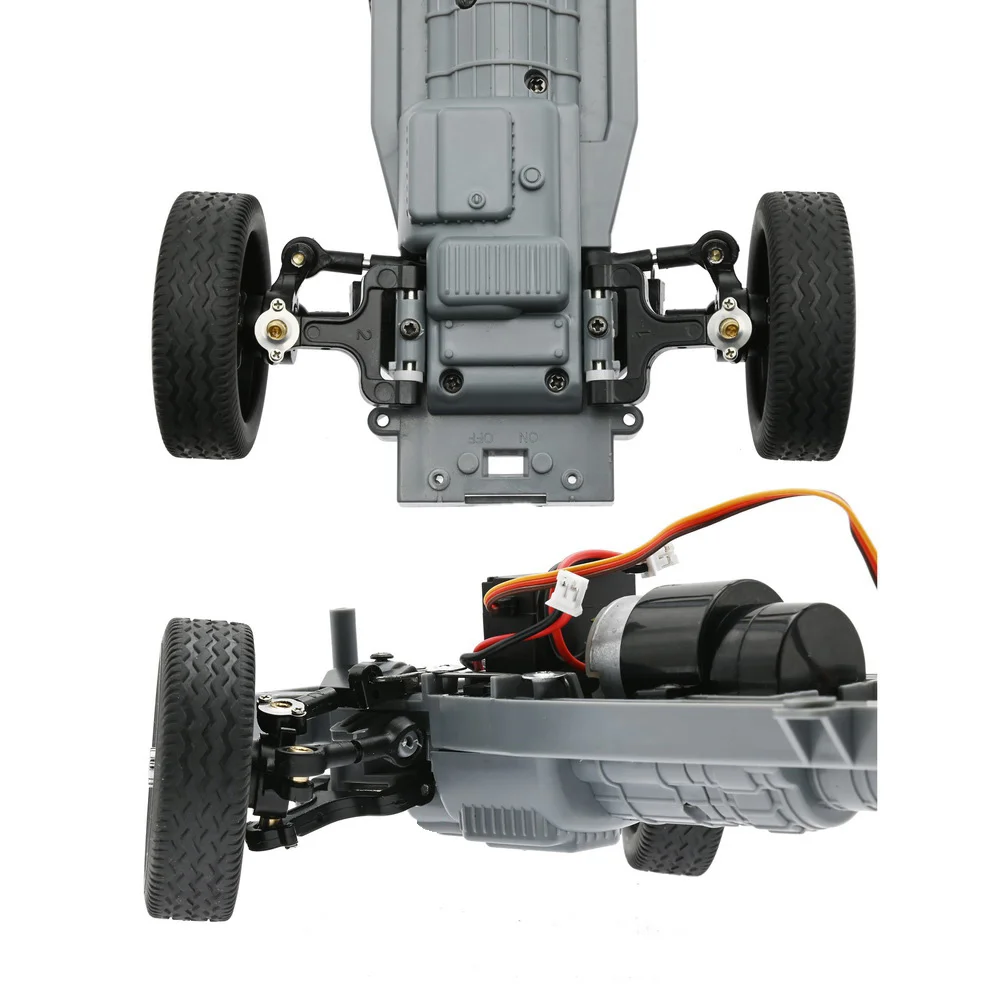 Juego de tazas de dirección con brazo oscilante superior e inferior de Metal A45F para WPL D12 D42 1/10 RC, piezas de mejora de coche, accesorios de repuesto