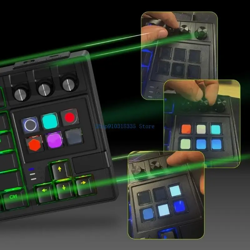Ergonomic Gaming Keyboards With Hot Swappable Switches And Full RGBs Lighting