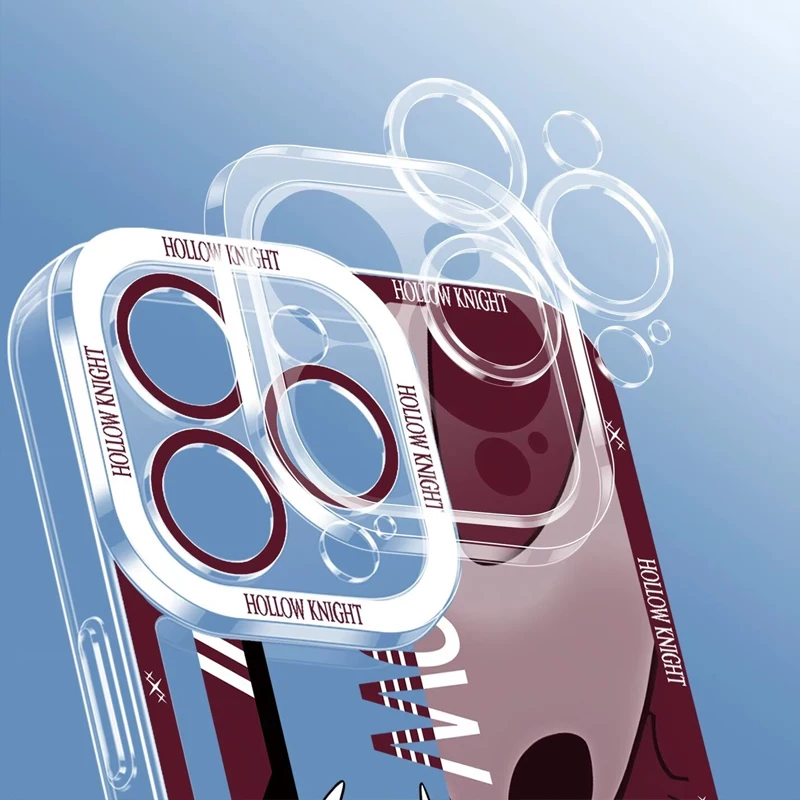 H-Hollow K-Knight جراب هاتف ل Xiaomi Redmi 15C A5 14C 13 12 13C 10C 12C 9A 10 9T 9C A1 Plus A2 A3 POCO F3 لينة واضح غطاء