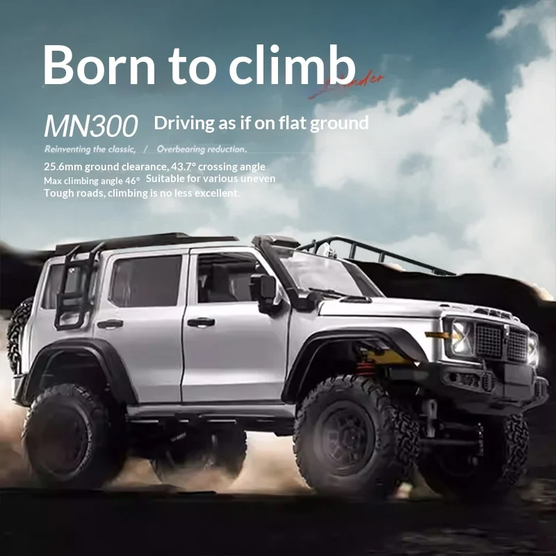 Mangniu MN300 RC Tank Model Car 4WD Off-Road Climbing Vehicle Toy Remote Control for Boys Birthday Gift New Product
