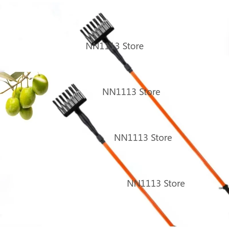 Electric Olive Picker Wireless Lithium Battery Carbon Steel Telescopic Pole Automatic Fruit Collector Garden Tool