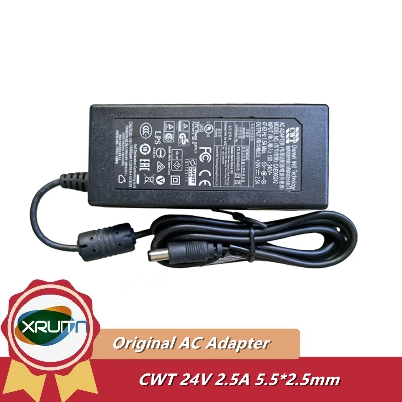 

Genuine Channel Well CWT CAE060242 AC Adapter 60W 24V 2.5A Charger for Kodak Scanner Printer Power Supply