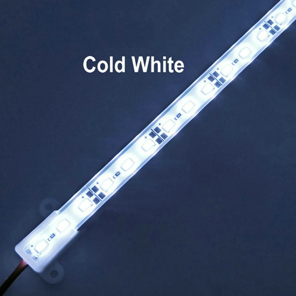 Imagem -02 - Impermeável Led Hard Strip Light para Fish Tank e Geladeira Lâmpada ao ar Livre dc 12v 15leds 5730 5630 Ip68 50 Pcs 21 Centímetros