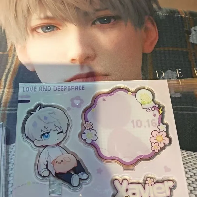 Hot Game Anime Love And Deepspace Xavier Zayne Rafayel Ralayo Sylus Acrylic Stand Doll Mini Figure Model Plate Cosplay Toy Gift - view 3