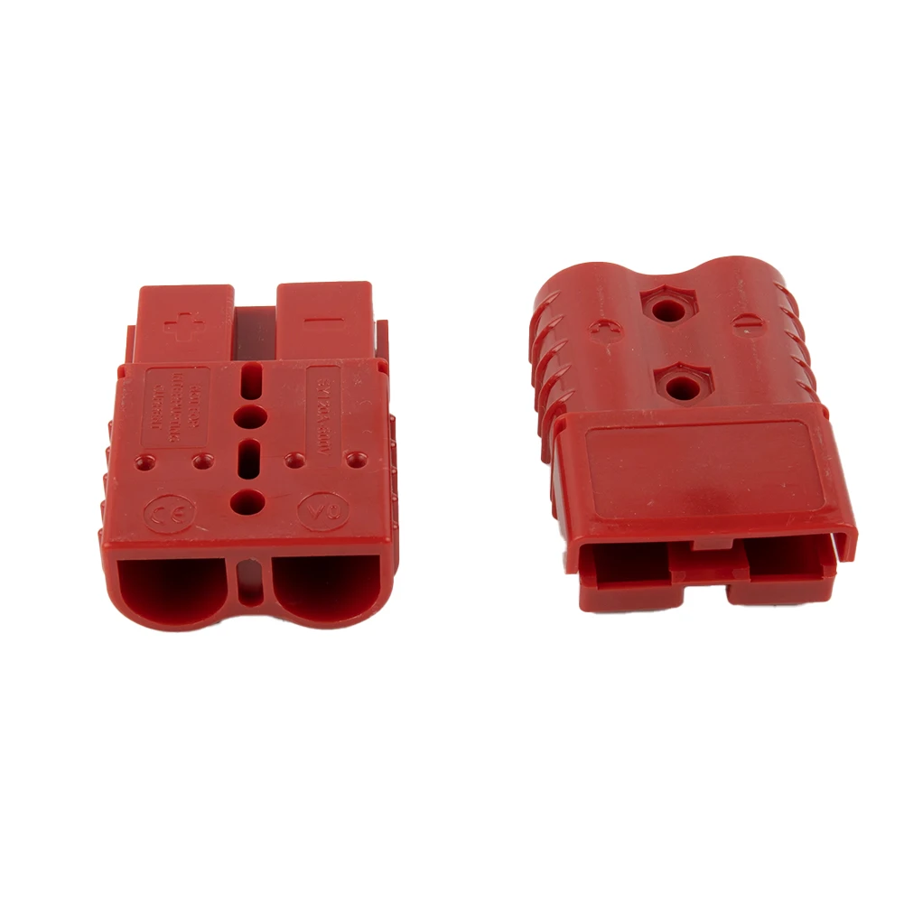Genderless Design Pair of 120 Amp Power Connectors for Quick Assembly in Trucks Yachts and Other Large Vehicles