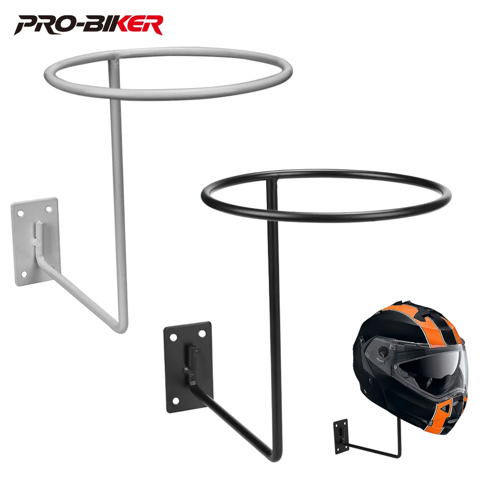 Motorrad Helm Halter Aufhänger Rack Wand Haken für Mäntel Hüte Kappen Helm Rack Schwarz Stahl Zubehör