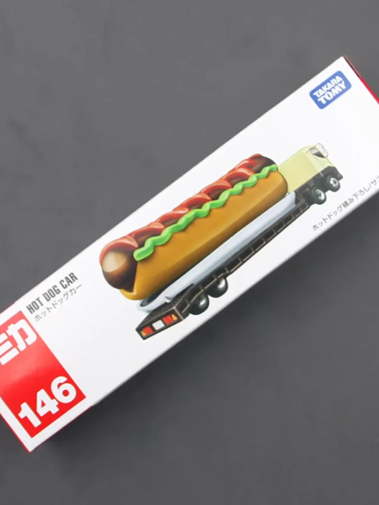 

ТОМИ 146 # Модель автомобиля из сплава, транспортный прицеп 15 см, автомобиль для хот-догов