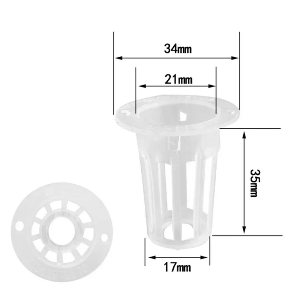 100 pz 35x35mm Idroponica Tazze Intaglio Maglia Labbro Ampio Filtro Pianta Rete Vaso Secchio Cestino Verdura Giardino Cestini A Rete Coltivati