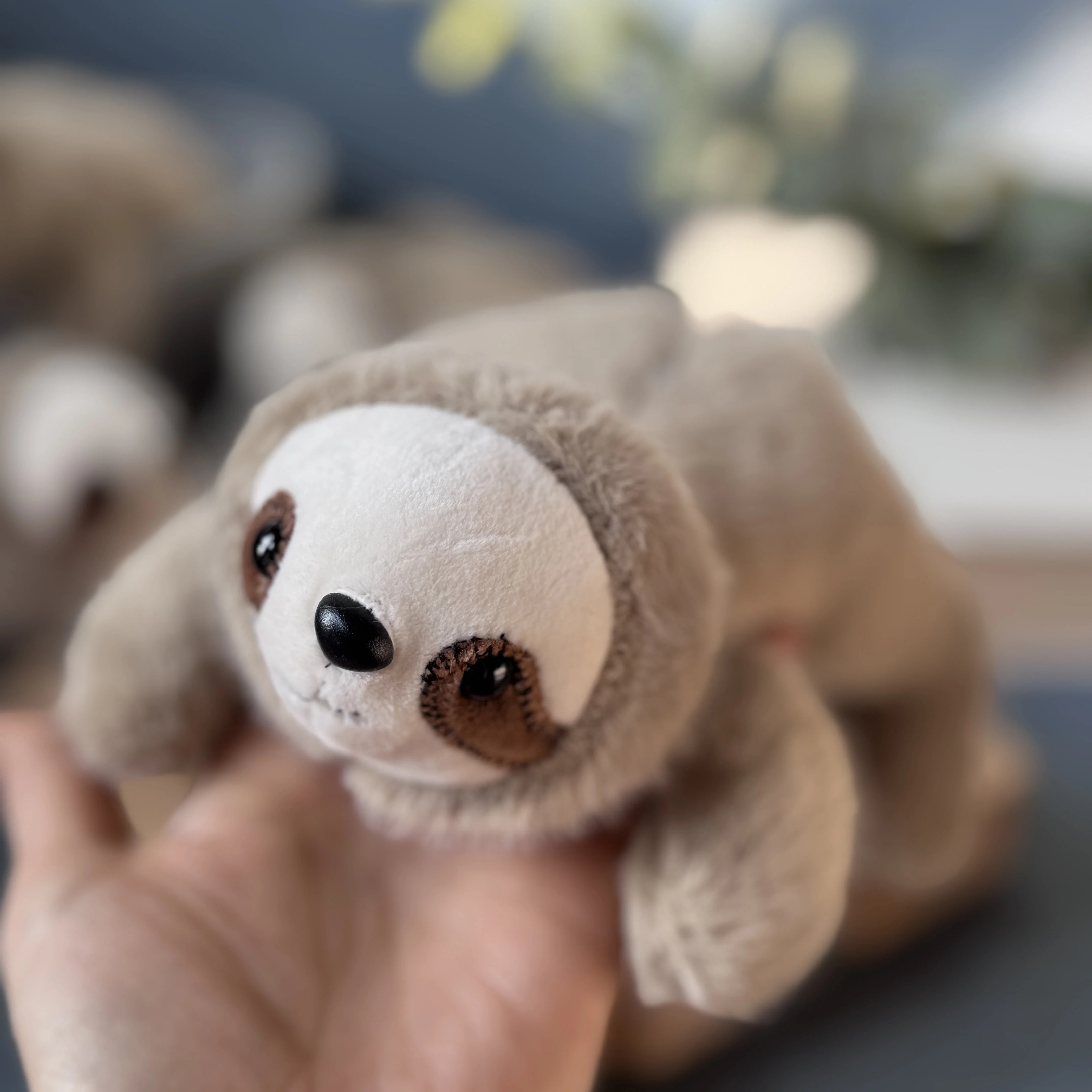 20CM Simulation Lying Sloth Animal Soft Stuffed Plushies Home Decor Dolls for Birthday Gifts