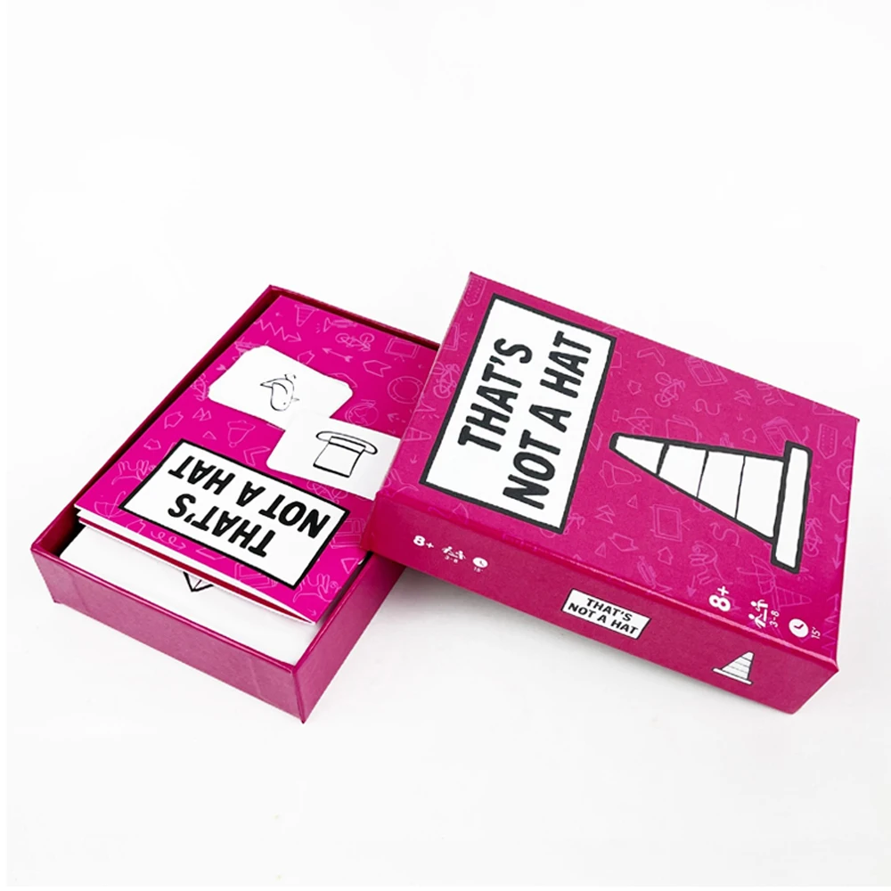 THAT'S NOT A HAT ,Memory Blitz Card Game 3-8 Player ,Engaging Brain-Teasing Party Fun for Family Gatherings and Date Nights
