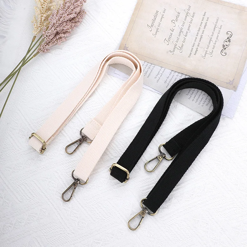 130cm Canvas Adjustable Shoulder Bag Strap Replacement Candy Color Strap For Crossbody Bag Girls DIY Strap For Making Bag Parts