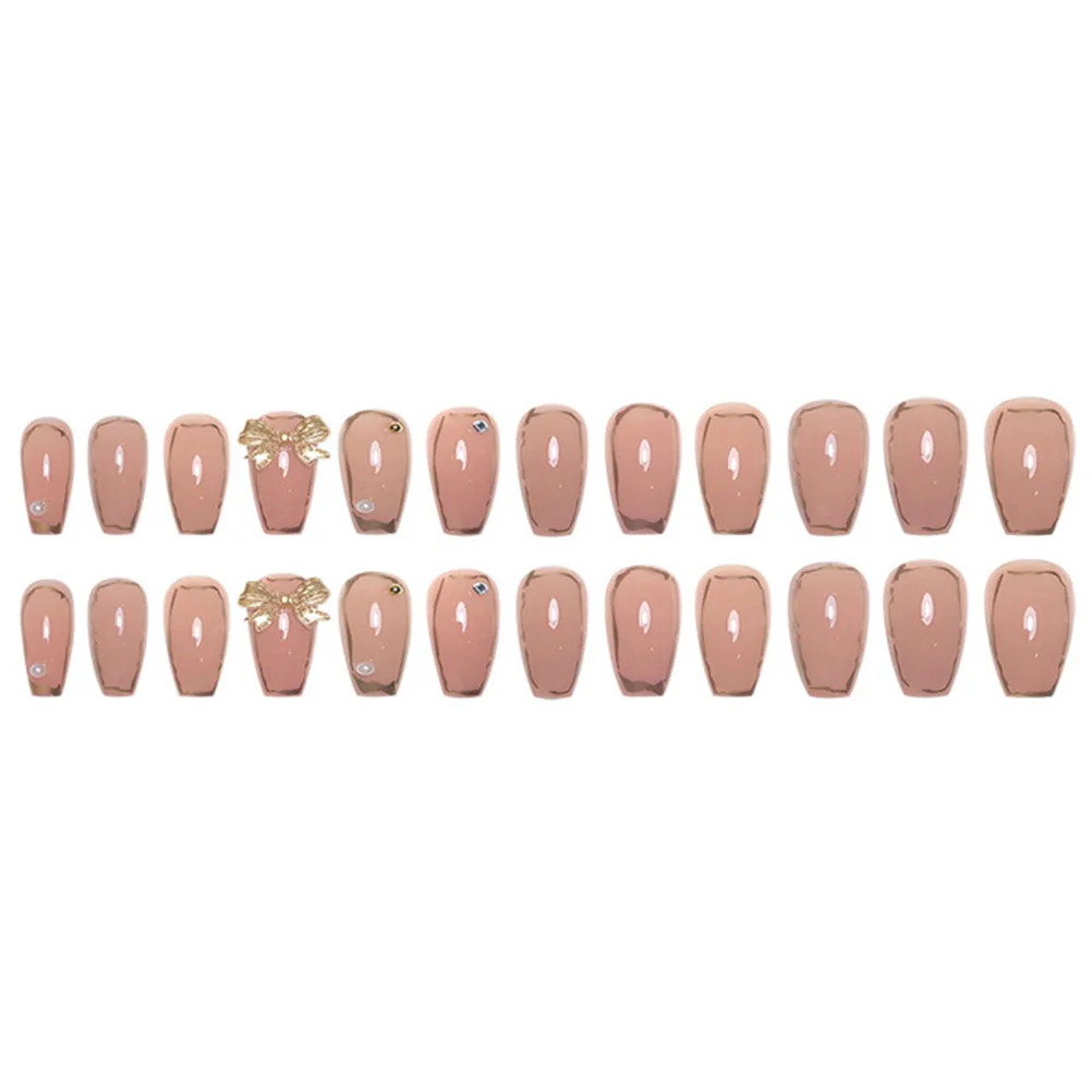 

False Nails Manicure Stickers Press on for Women DIY Fake Kit Detachable Fingernails